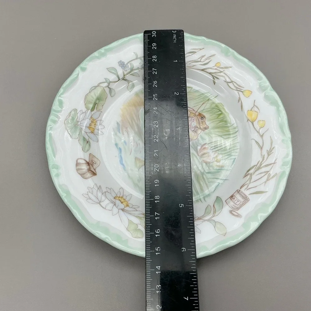 Royal Albert Beatrix Potter Jeremy Fisher Teatime Bone China Plate 1986 England